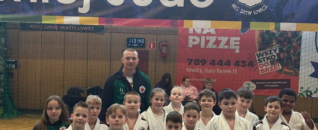 UKS Ippon Kutno z 13 medalami! Świetny występ młodych judoków w Łowiczu